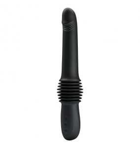 PRETTY LOVE - The Warrior Auto Thrusting Vibrators (Chargeable - Black)